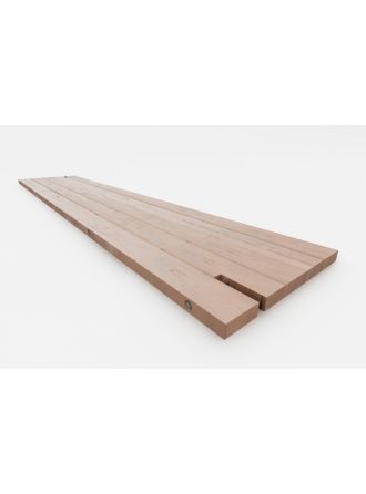 Baggermatten - Europäisches Hartholz